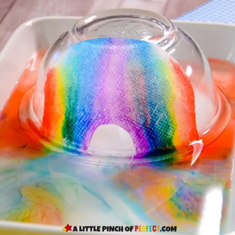Image for Grow a RAINBOW Paper Towel Experiment and SCIENCE Worksheets -