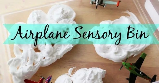 Image for Airplane Sensory Bin for Toddlers