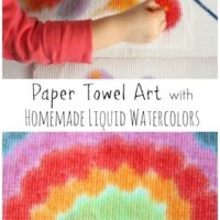 Image for Toddler Art with Paper Towels and Liquid Watercolours