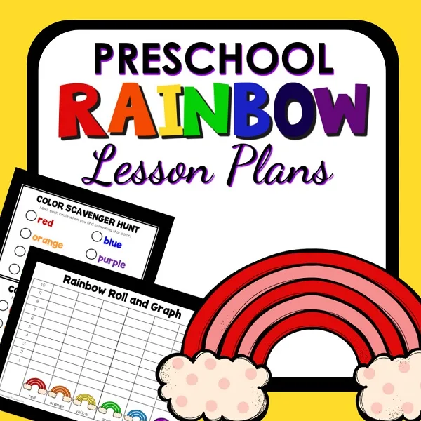 Image for Rainbow Theme Preschool Classroom Lesson Plans