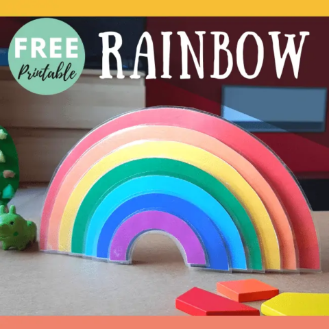 Image for Make a Rainbow with Printable Cut-outs