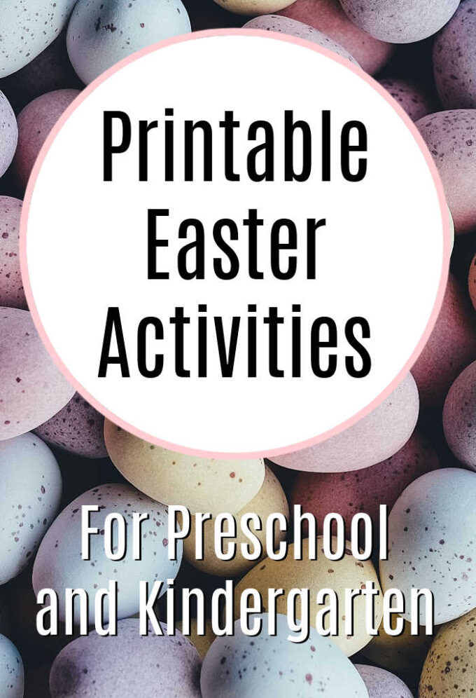 Printable Easter Activities for Preschool and Kindergarten