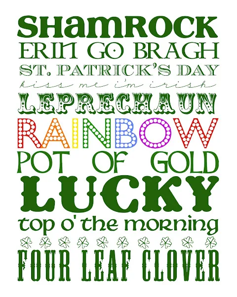 Image for {Lucky} Stuff: St. Patrick's Day Subway Art