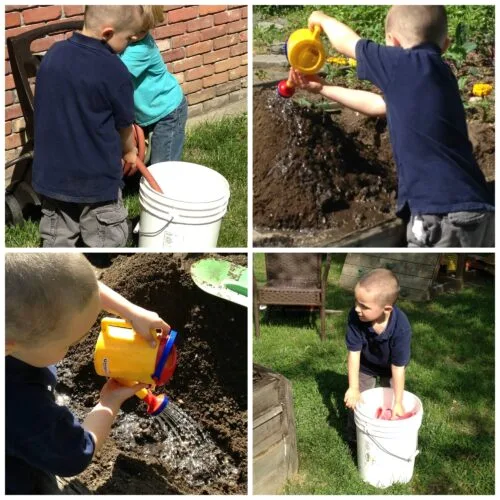 Image for Dirt Sensory Bin For Child Led Play
