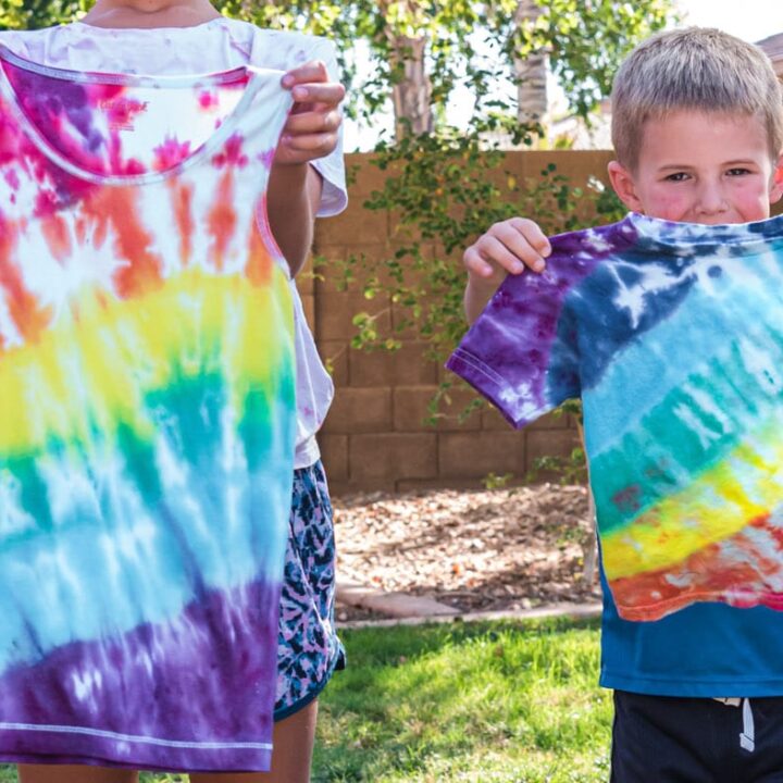 Image for Rainbow Tie Dye Shirts