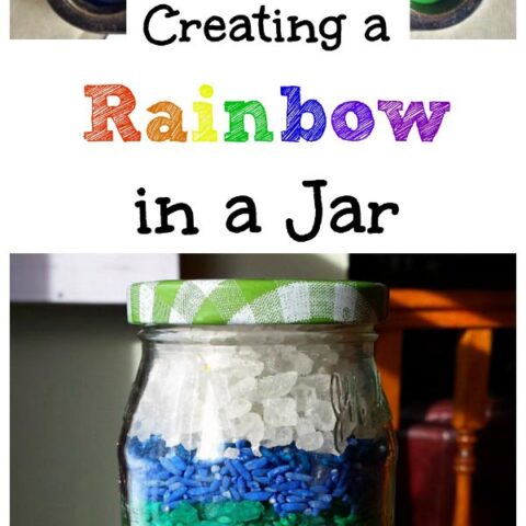 Image for Fine Motor Skills: Rainbow Rice in a Jar