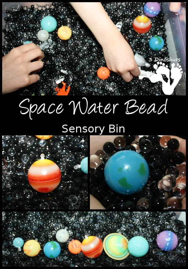 Image for Space Water Bead Sensory Bin