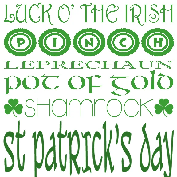 Image for Free St. Patrick’s Day Subway Art