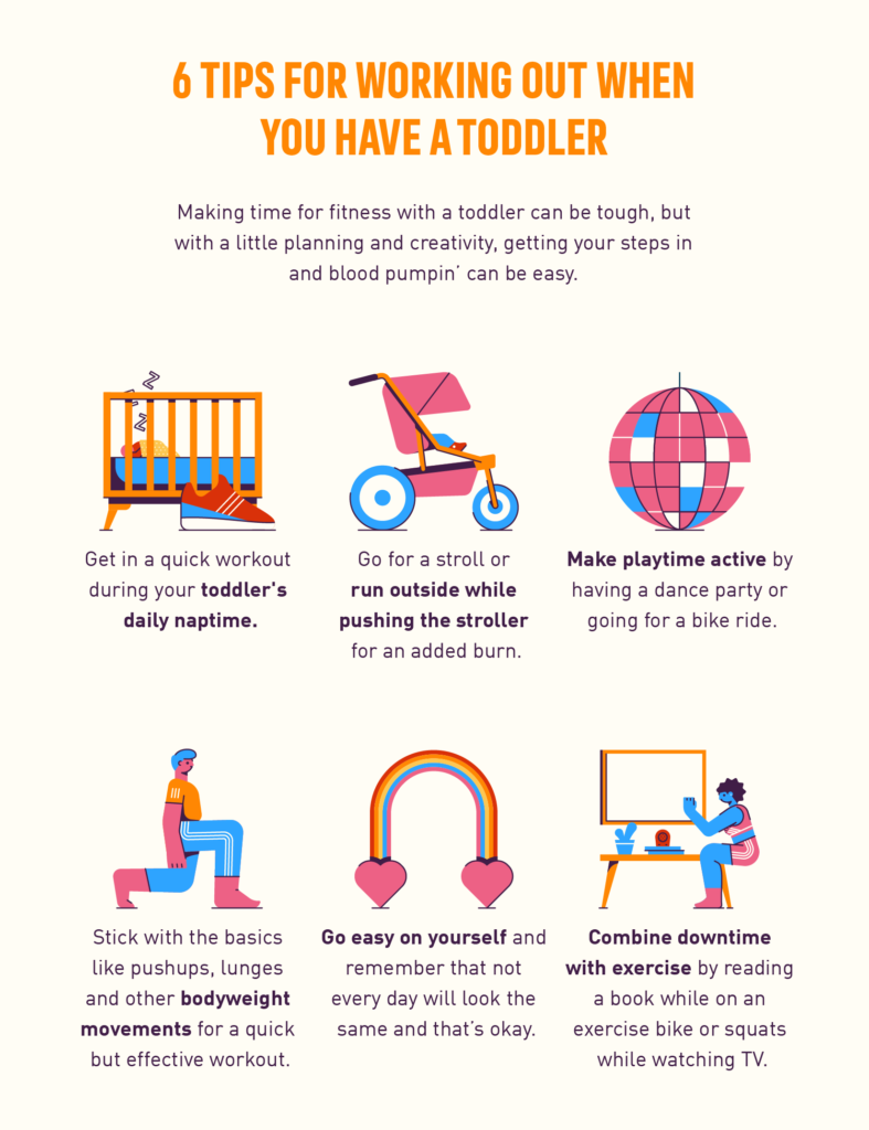 6 tips for working out when you have a toddler