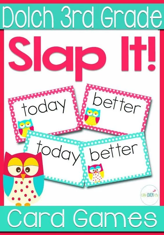 Image for Dolch Sight Words for 3rd Grade Slap-It! card game