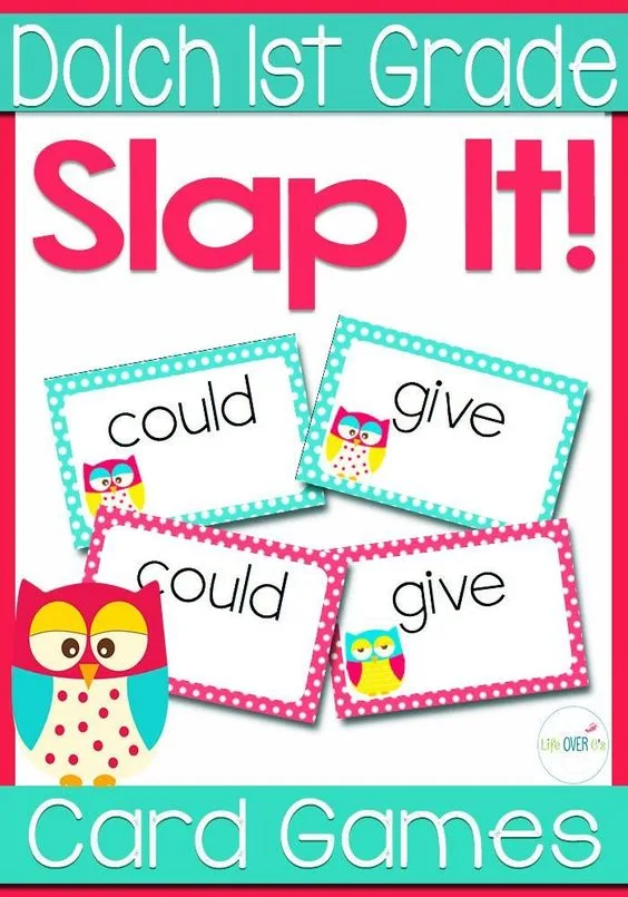 Image for Dolch Words 1st Grade Sight Words Slap-It Card Game/Center