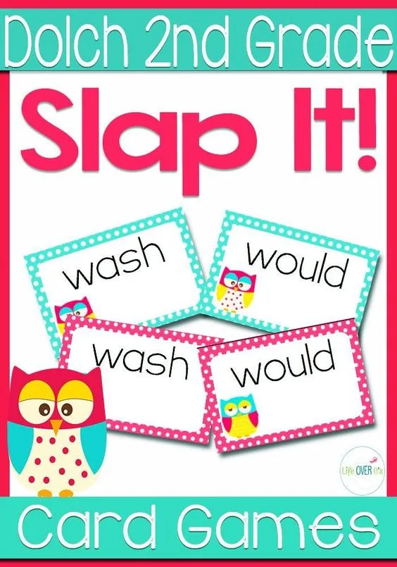Image for Dolch Words 2nd Grade Sight Words Slap-It Card Game/Center