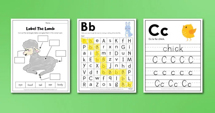 Image for Easter Worksheets For Kids [Free Printable]