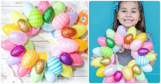 Image for Easter Egg Wreath - 2 Cute & Easy Designs!