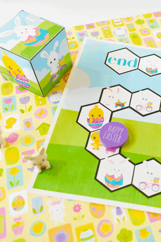 Image for Easter Roller Cube Game with Free Printable