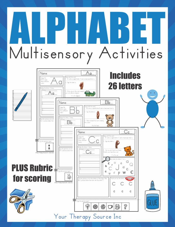 Printable Alphabet Activities for Toddlers and Kindergarten