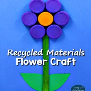 Image for How To Make A Flower Craft From Recycled Materials