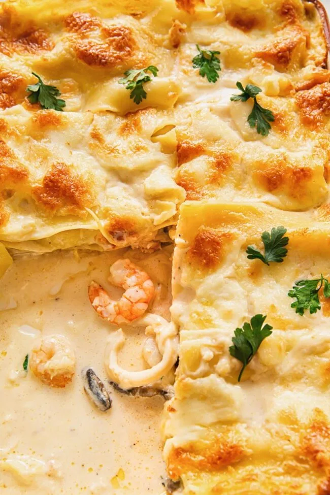 Image for Seafood Lasagna with Crab, Shrimp, Scallops and Calamari