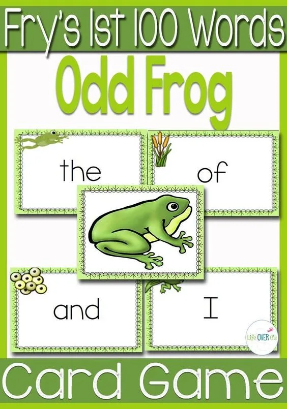 Image for Sight Word Card Game: The Odd Frog Fry's 1st 100 Words