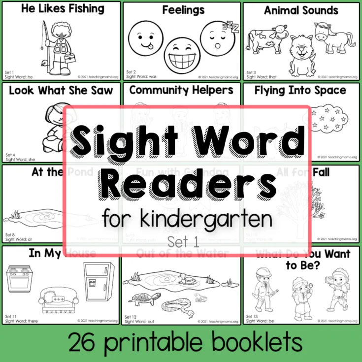 Image for Sight Word Readers for Kindergarten
