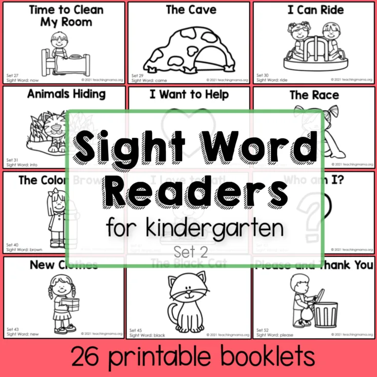Image for Sight Word Readers for Kindergarten - Part 2