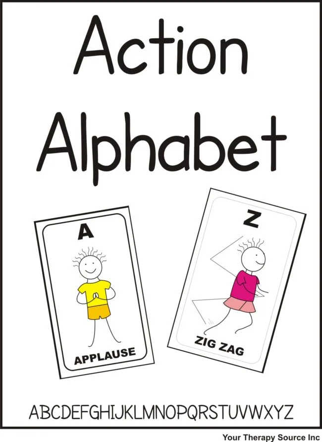 Image for Action Verb Alphabet