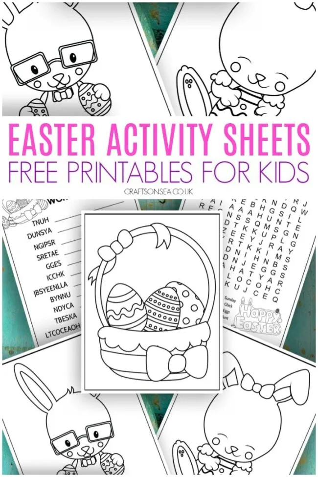Image for Free Easter Activity Sheets (10 Pages of Printables!)