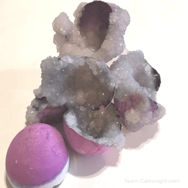 Image for Easter Egg Geodes for Kids (10 Days of Easy Easter STEM)