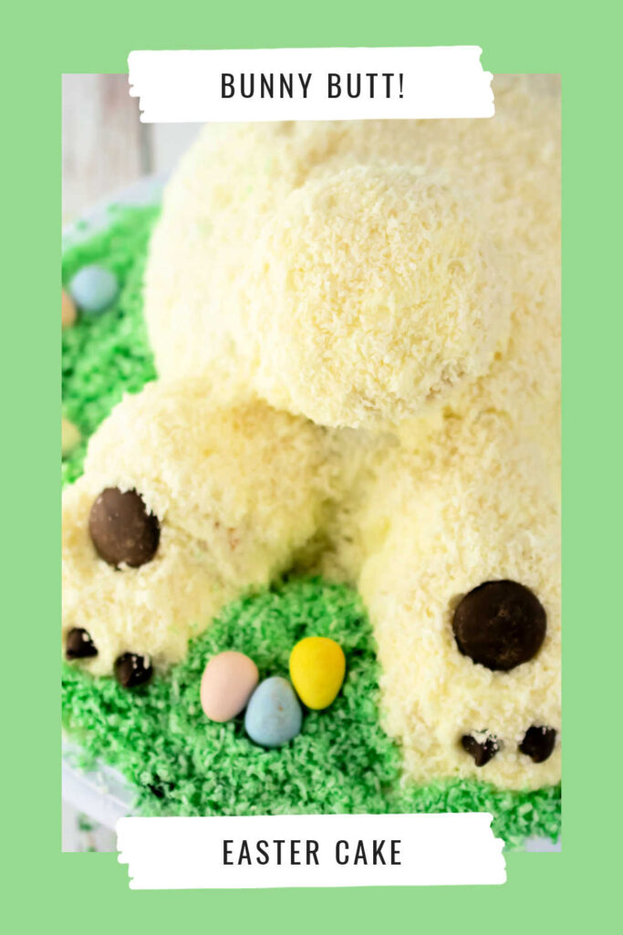 Make this funny Easter Bunny Cake and get everyone laughing.
After all, Easter is a celebration, so bring a smile to everyone around the table.