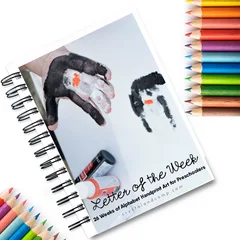 Image for Letter of the Week Hand Print Art
