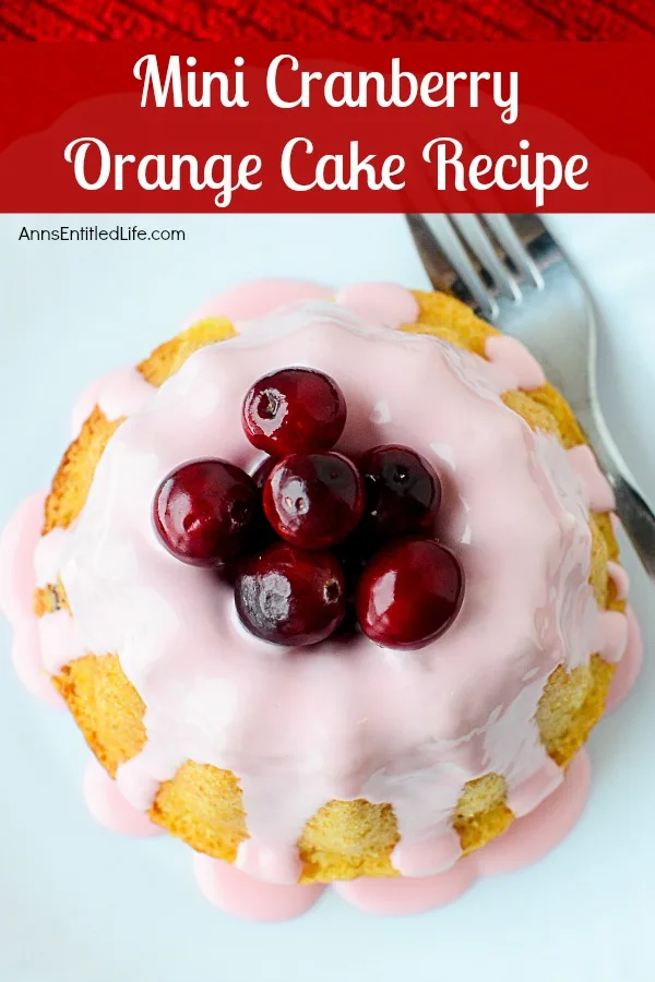 Image for Mini Cranberry Orange Cake Recipe