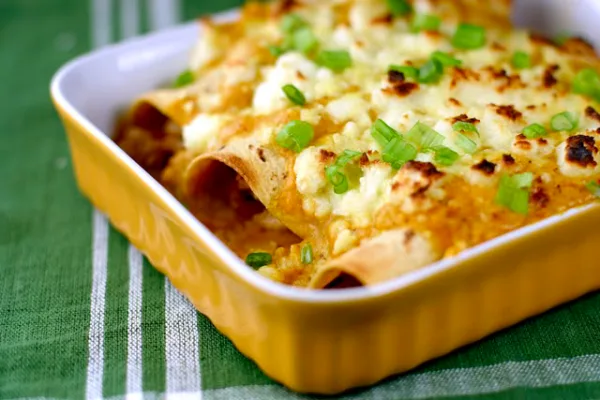 Image for Chicken Enchiladas With Pumpkin Cream