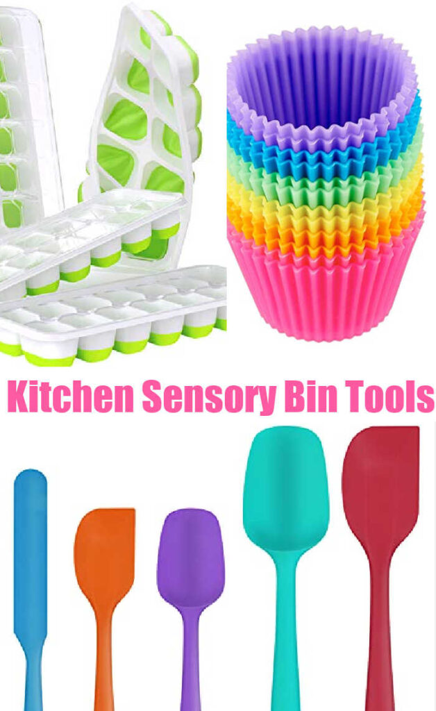kitchen sensory bin tools