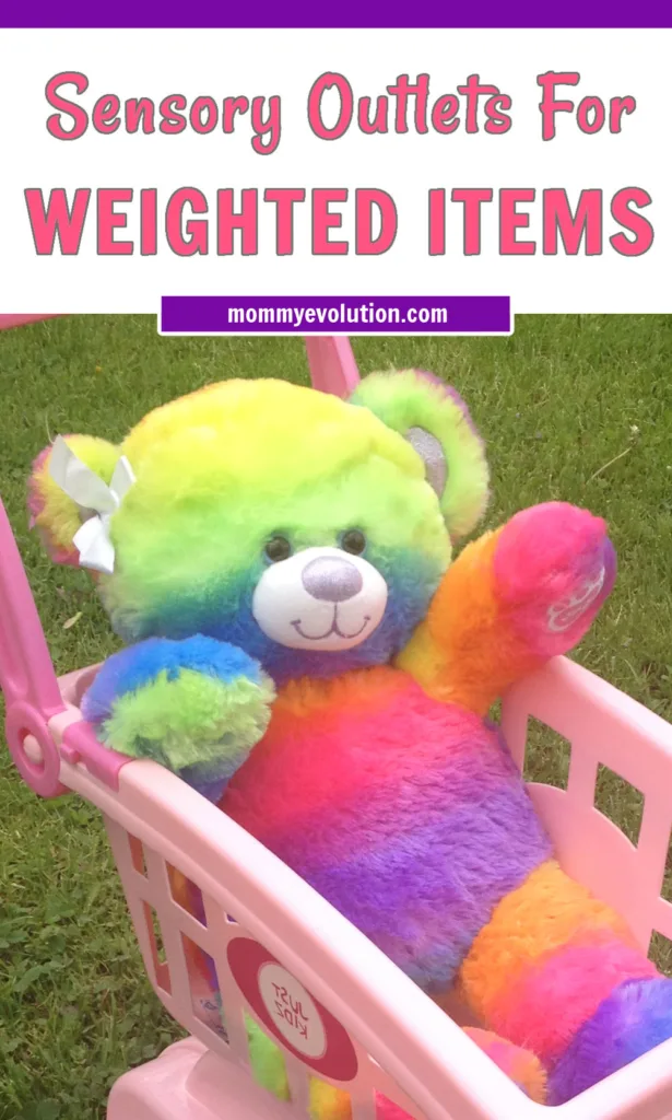 Weighted sensory stuffed animals are a great way to help your sensory seeking child to feel calm, more relaxed and more focused.