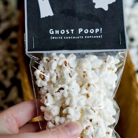 Image for Ghost Poop – White Chocolate Popcorn