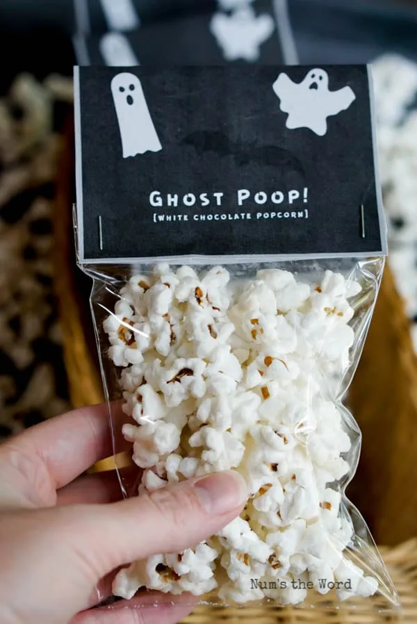 Image for Ghost Poop – White Chocolate Popcorn