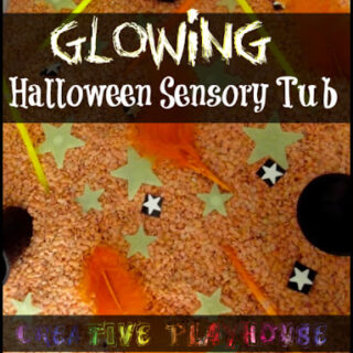 Image for Glowing Halloween Sensory Tub