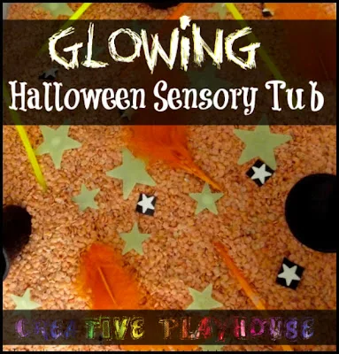Image for Glowing Halloween Sensory Tub