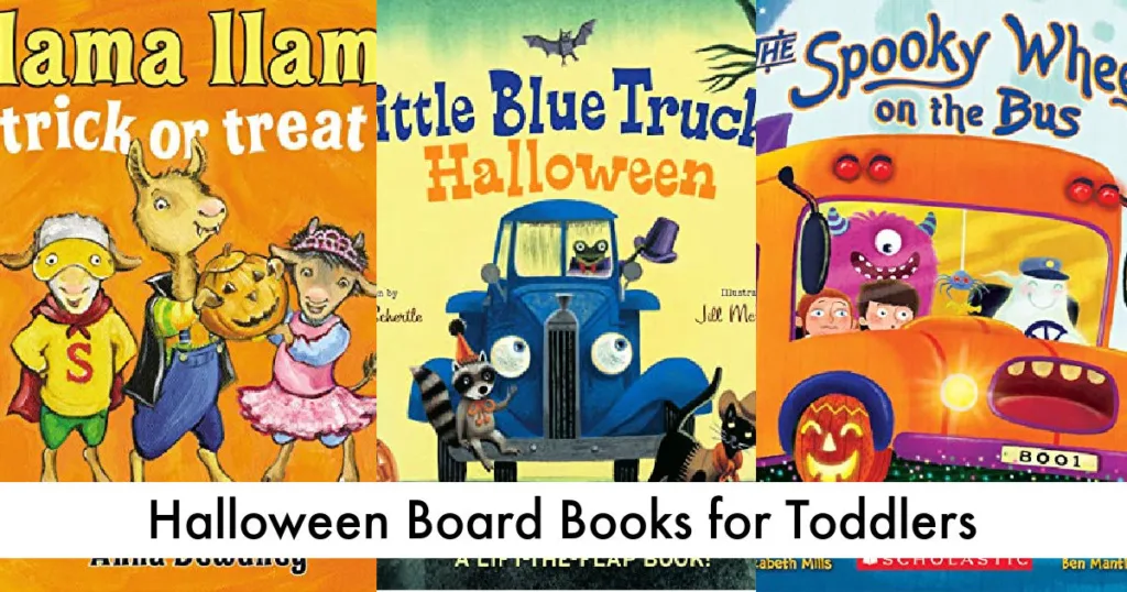 Halloween Board Books for Toddlers + Unit Study