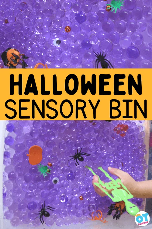 Image for Purple Halloween Sensory Bin