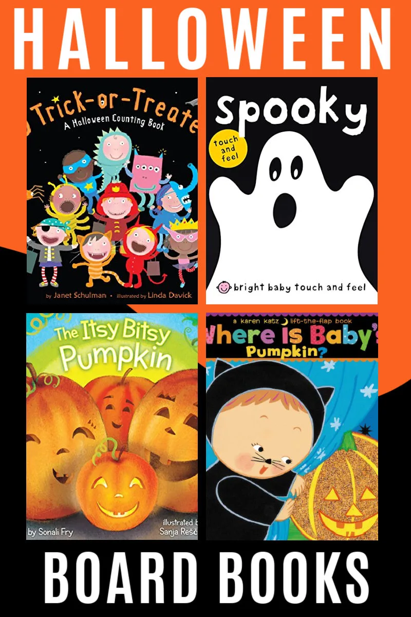 Halloween Board Books for Toddlers + Unit Study