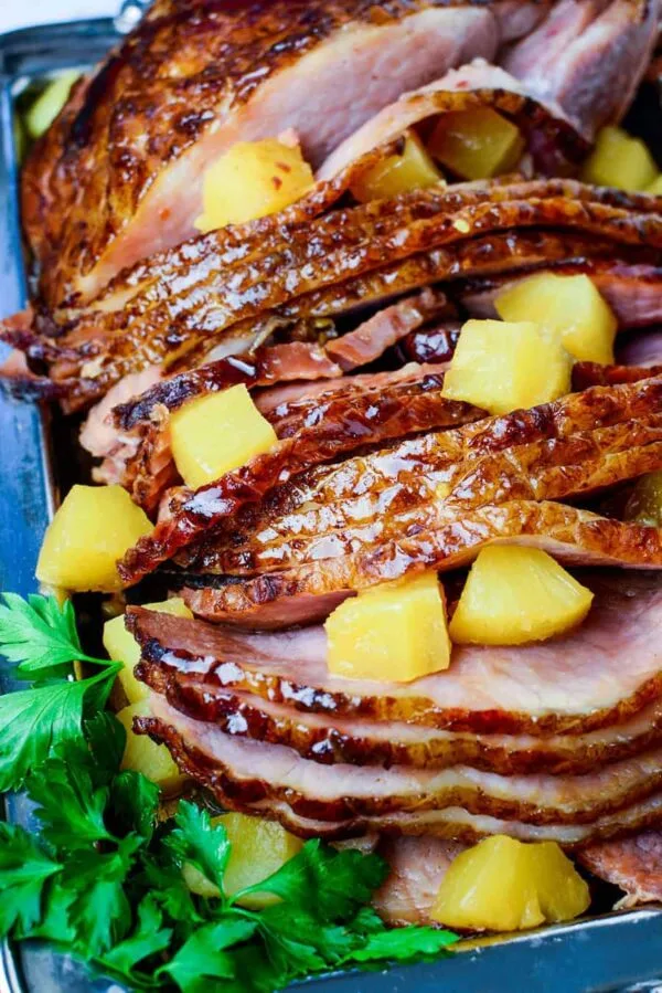 Image for Slow Cooker Brown Sugar Pineapple Ham