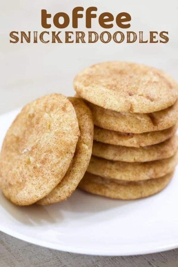 Image for Toffee Snickerdoodle Cookies Recipe