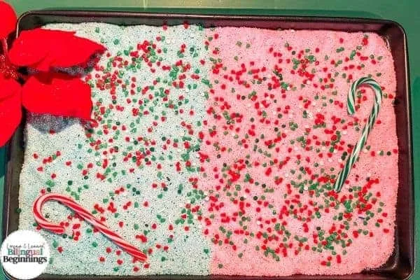 Image for Peppermint Sensory Salt Writing Tray