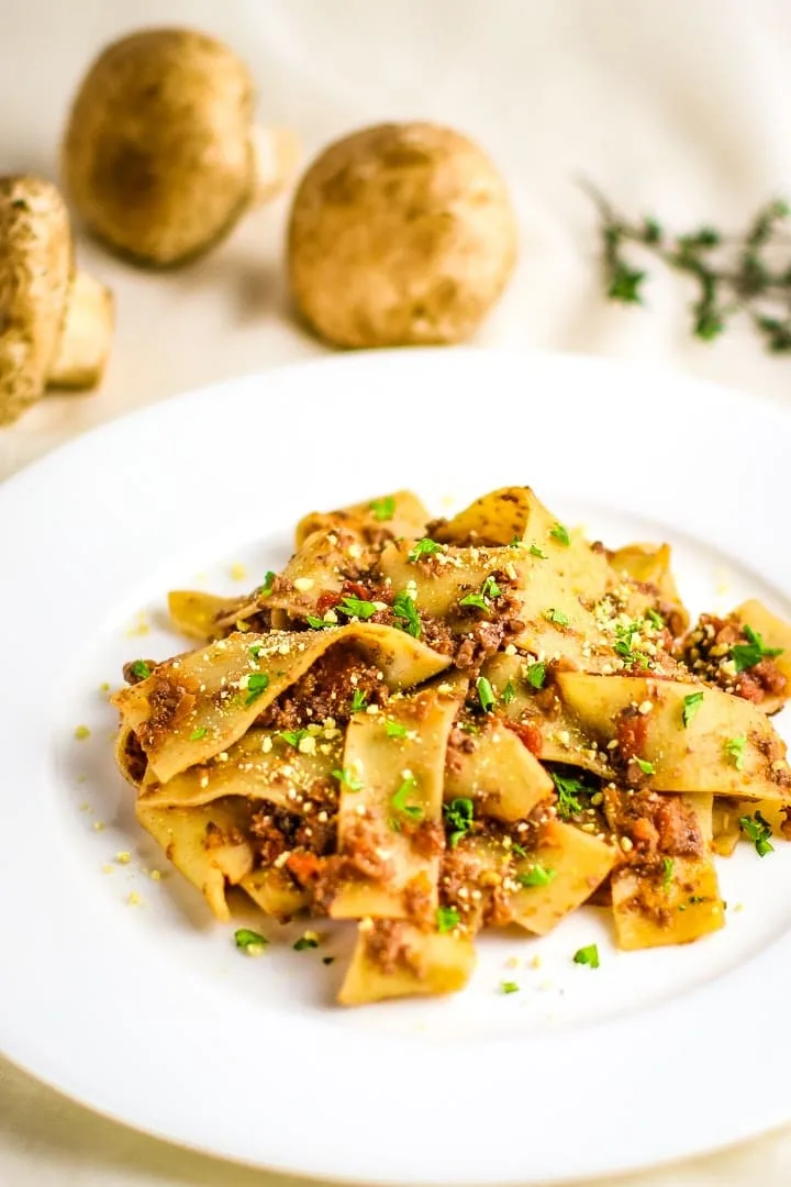 Image for Vegan Mushroom Walnut Bolognese
