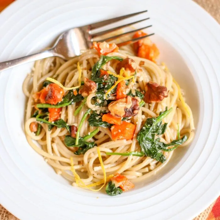 Image for Butternut Squash and Walnut Spaghetti Recipe