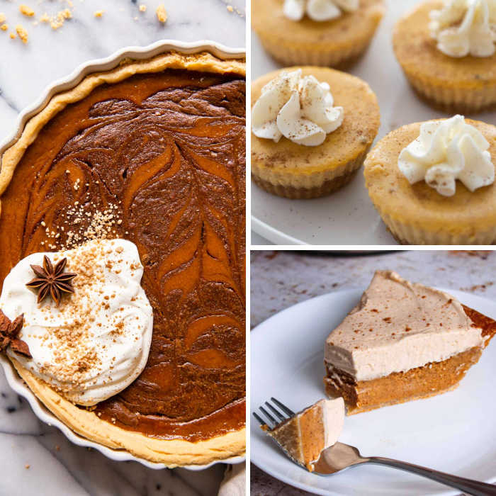 creative pumpkin pie recipes collage