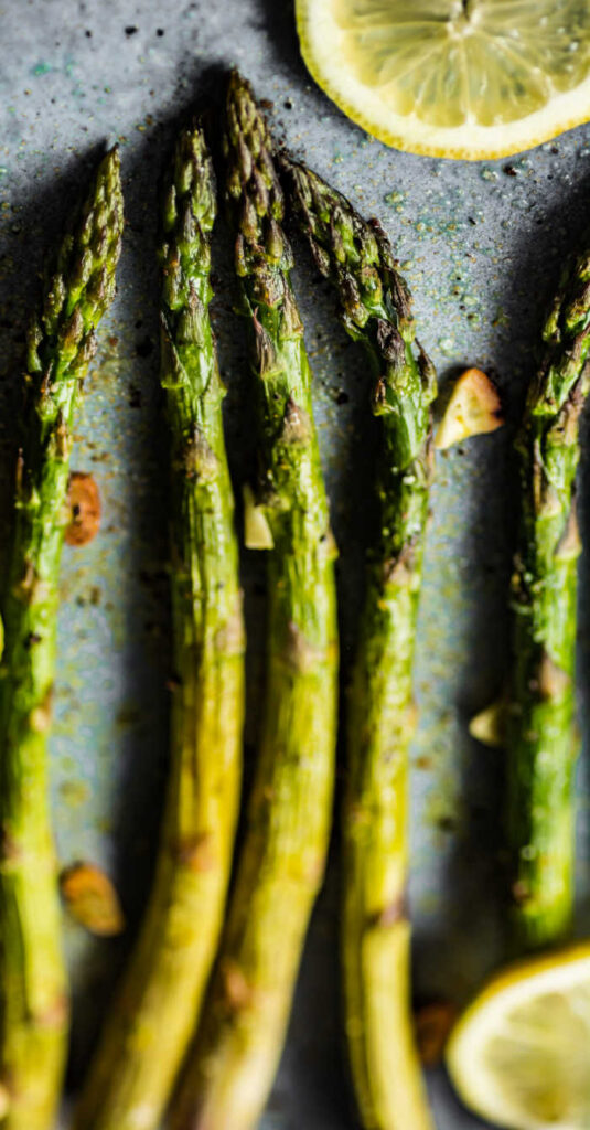 With a modern twist, Garlic Lemon Asparagus adds a touch of complex flavor to this classic dish.