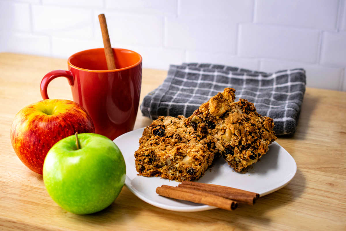 Healthy and Hearty Apple Coffee Cake [with Video]