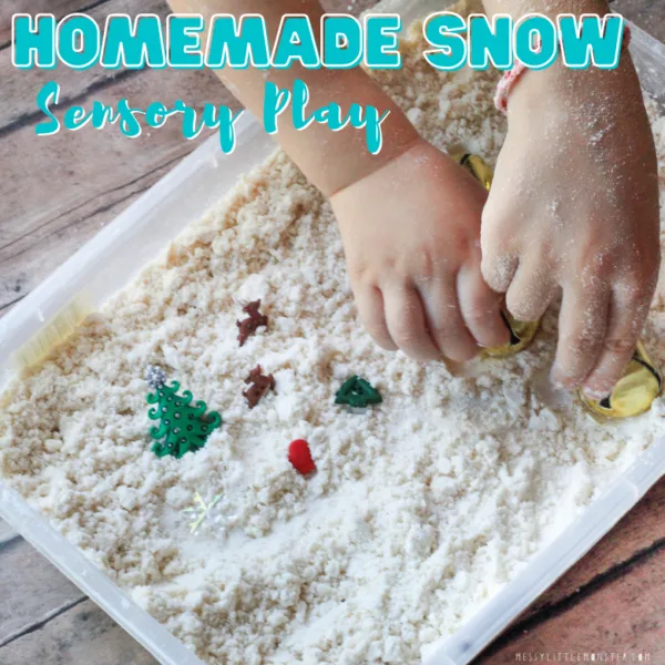 Image for Homemade Snow Sensory Play